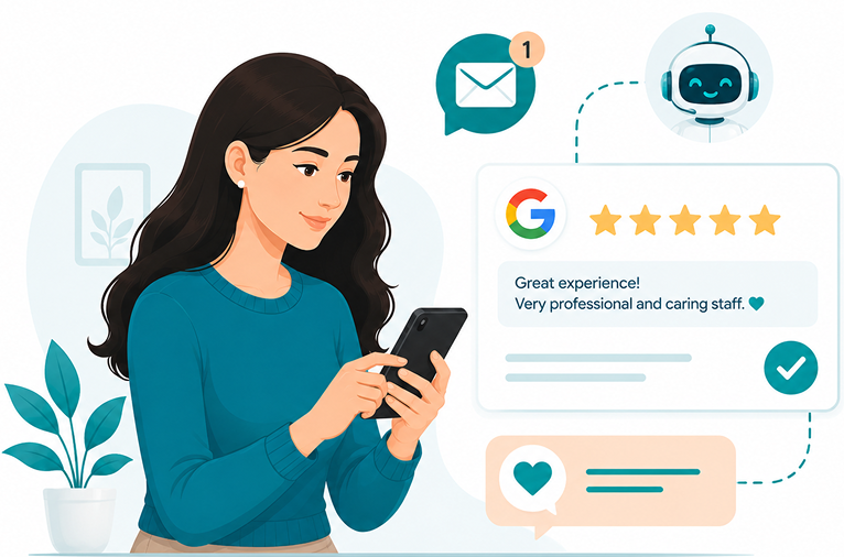 Ask for Google Review & Feedback